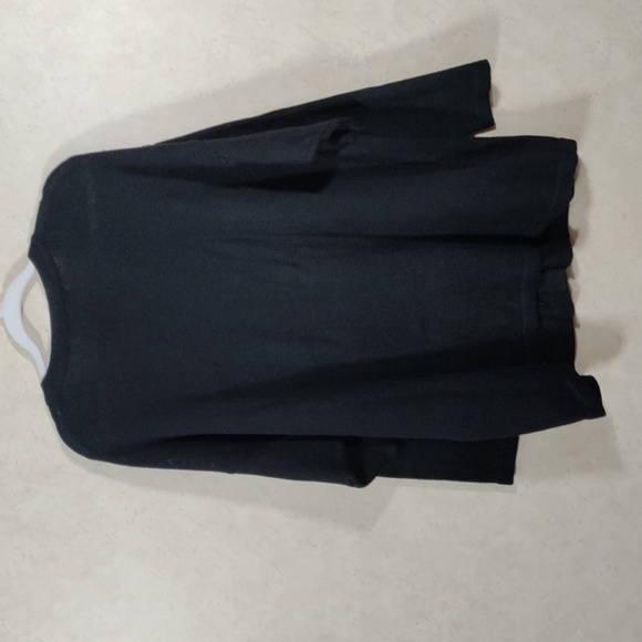 12167 FINAL PRICE Victoria Jones black vintage cotton Christmas cardigan 2X - Picture 8 of 11